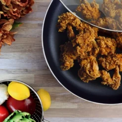 Better Chef Red Aluminum Deep Fryer Pan With Glass Lid -Garden & Outdoors GUEST ad40a4fd 5c06 4379 a7c8 e31337c1f9af