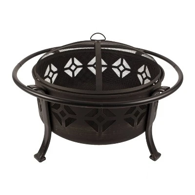 Pleasant Hearth Sunderland Deep Bowl Fire Pit 1 Pleasant Hearth Sunderland Deep Bowl Fire Pit