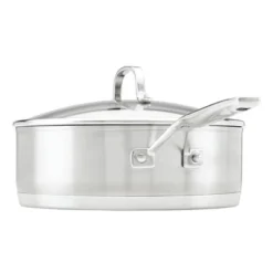 KitchenAid Stainless Steel 3-Ply Base 4.5qt Covered Deep Saute Pan With Helper Handle -Garden & Outdoors GUEST ae1af459 cc22 46a5 8001 073c98ce7b49