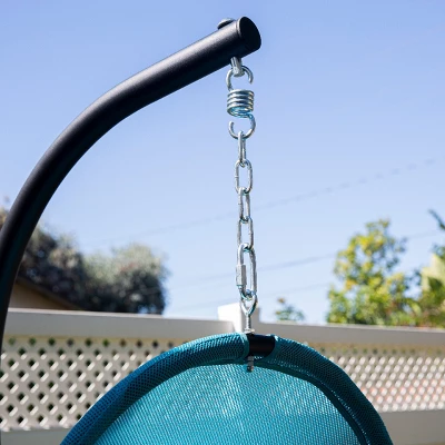 Barton Outdoor Patio Canopy Hanging Egg Chair Collapsible Egg Chair Seat 5 Barton Outdoor Patio Canopy Hanging Egg Chair Collapsible Egg Chair Seat - Image 5