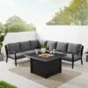 5pc Clark Outdoor Steel Fire Pit Set - Crosley