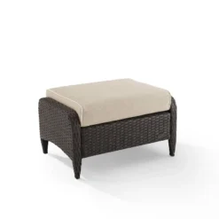Kiawah Outdoor Wicker Ottoman - Crosley 20 Kiawah Outdoor Wicker Ottoman - Crosley -Garden & Outdoors GUEST b333ca89 9e36 418f a1a0 e8de13195a73