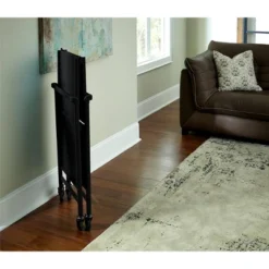 Indoor/Outdoor Folding Serving Cart With Wheels & Shelves - Black - Room & Joy 12 Indoor/Outdoor Folding Serving Cart With Wheels & Shelves - Black - Room & Joy -Garden & Outdoors GUEST b4dec52a 8ba0 4820 b790 fb57ada6cbdf