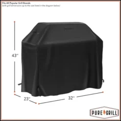 Pure Grill 32-Inch BBQ Grill Cover For All Outdoor Barbecue Gas Grill Brands, Universal Fit 10 Pure Grill 32-Inch BBQ Grill Cover For All Outdoor Barbecue Gas Grill Brands, Universal Fit -Garden & Outdoors GUEST b71ae53c be20 481a b09c ee5be054f770