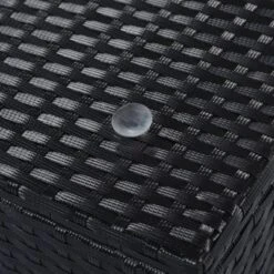 10pc Wicker Patio Sectional Seating Set With Cushion - Black/Beige - GODEER -Garden & Outdoors GUEST b800ba1b 7382 497a 9a8e 148a9853d0db