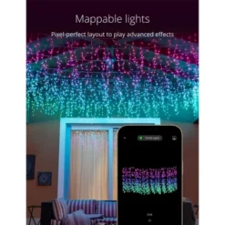 Twinkly Icicle + Music Bundle App-Controlled LED Christmas Lights 190 LED RGB Multicolor Indoor/Outdoor Smart Lighting With USB Music Syncing Device -Garden & Outdoors GUEST b81081f7 d09e 4083 8fe4 8ce19c06a48a