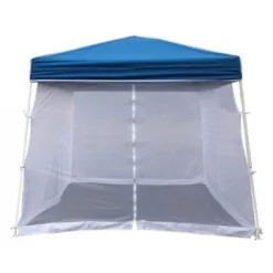 Z-Shade 10 Foot Horizon Angled Leg Screen Attachment With 10 By 10 Foot Angled Leg Instant Shade Canopy Tent Portable Shelter
