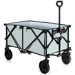 Costway Folding Collapsible Wagon Utility Camping Cart W/Wheels & Adjustable Handle RedGreyNavy 20 Costway Folding Collapsible Wagon Utility Camping Cart W/Wheels & Adjustable Handle RedGreyNavy -Garden & Outdoors GUEST b8b92e25 9db6 44c7 b1cc e0787d0a53ac