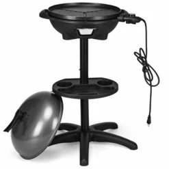 Costway Electric BBQ Grill 1350W Non-stick 4 Temperature Setting Outdoor Garden Camping -Garden & Outdoors GUEST ba6b6ecc 64be 4bed be0f 470671769451