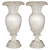 Design Toscano Versailles Floral Oviform Urn: Set Of Two