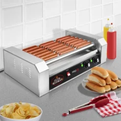 Olde Midway Electric Hot Dog Roller Grill Cooker, Commercial Grade Machine -Garden & Outdoors GUEST be50d501 206d 4bde 871e 099e450ede09