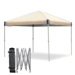 Aoodor 9.8'x9.8' Pop Up Canopy Tent With Roller Bag, Portable Instant Shade Canopy -Garden & Outdoors GUEST be99228e 12ca 4c59 bb5f 70638b710ab3