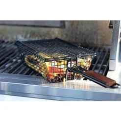 Yukon Glory Premium Grilling Basket, Designed Grill Vegetables, Seafood, Poultry And Meats -Garden & Outdoors GUEST c090392b 2bf6 4b1f ad62 dcc45fd5fb34