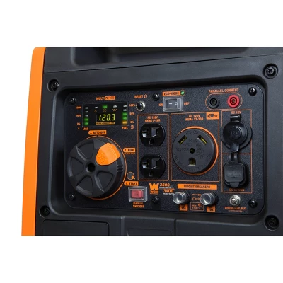 WEN 56380i Quiet 3800-W RV-Ready Portable Inverter Generator With Fuel Shut-Off And Electric Star 2 WEN 56380i Quiet 3800-W RV-Ready Portable Inverter Generator With Fuel Shut-Off And Electric Star - Image 2