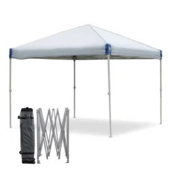 Aoodor 9.8'x9.8' Pop Up Canopy Tent With Roller Bag, Portable Instant Shade Canopy -Garden & Outdoors GUEST c42449fa 29d0 4815 8572 5569d06682b6