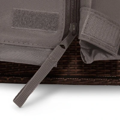 Classic Accessories Ravenna Water-Resistant Round Stand-Up Patio Heater With Table Cover, Dark Taupe 10 Classic Accessories Ravenna Water-Resistant Round Stand-Up Patio Heater With Table Cover, Dark Taupe - Image 10