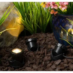 3pk Power Beam Electric LED Spotlights With Transformer Cord Black - Alpine Corporation 17 3pk Power Beam Electric LED Spotlights With Transformer Cord Black - Alpine Corporation -Garden & Outdoors GUEST c62eb986 7952 4c8e 8b3e b60d49635ca0