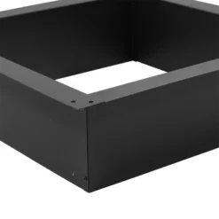 Sunnydaze Decor Sunnydaze Outdoor Heavy-Duty Steel Portable Above Ground Or In-Ground Square Fire Pit Liner Ring - Black -Garden & Outdoors GUEST c6bc3cb9 9249 479e 9244 40f2f3741479