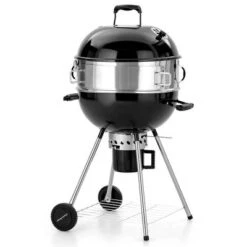 Captiva Designs E02GR013 22" Kettle Charcoal Grill With Pizza Ring And Pizza Stone - Black 11 Captiva Designs E02GR013 22" Kettle Charcoal Grill With Pizza Ring And Pizza Stone - Black -Garden & Outdoors GUEST ca367df2 c16b 4a06 b03f 074ef6b66e48