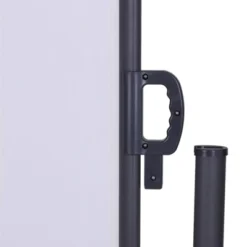 118" X 63" Retractable Outdoor Patio Balcony Deck Side Awning White - Captiva Designs -Garden & Outdoors GUEST cbf3c984 d81d 454a b9ba a6b97a72e340