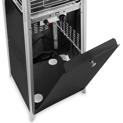 Casafield Outdoor Patio Heater With Dancing Flame And Wheels, Uses Standard 20lb LP Propane Gas Tank 4 Casafield Outdoor Patio Heater With Dancing Flame And Wheels, Uses Standard 20lb LP Propane Gas Tank - Image 4