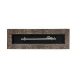 Wellington Outdoor 50000 BTU Rectangular Fire Pit Wood Pattern Brown - Christopher Knight Home -Garden & Outdoors GUEST d03c8664 afa7 4d25 be1b ec2885d542fb