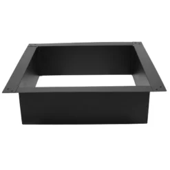 Sunnydaze Decor Sunnydaze Outdoor Heavy-Duty Steel Portable Above Ground Or In-Ground Square Fire Pit Liner Ring - Black -Garden & Outdoors GUEST d0e30a76 0109 408e b7b3 d0e491649cc7