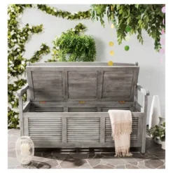 Brisbane Storage Bench - Safavieh® -Garden & Outdoors GUEST d28cb07f a1d7 4d7a b078 fe660b8e93ff