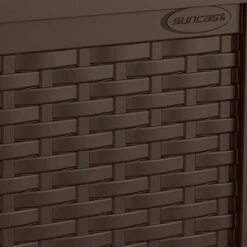 Suncast 22 Gallon Indoor Or Outdoor Backyard Patio Small Storage Deck Box With Attractive Bench Seat And Reinforced Lid, Java (4 Pack) -Garden & Outdoors GUEST d34b6528 c18c 4a6e 86ff 0a3bef5297eb