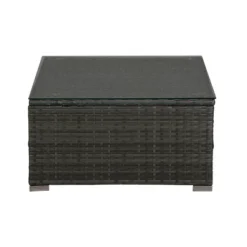 4pc Outdoor Wicker Conversation Set - Red/Brown - GODEER -Garden & Outdoors GUEST d4c9b095 82c5 46f1 94be 14096f43f446