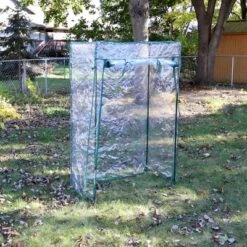 Sunnydaze Decor Sunnydaze Outdoor Deluxe Portable Large Potted Plant And Starter Tomato Plant Greenhouse With Roll-Up Door - Clear -Garden & Outdoors GUEST d4cf6e1b a3c4 4e4e be8f a850ee1c65ee
