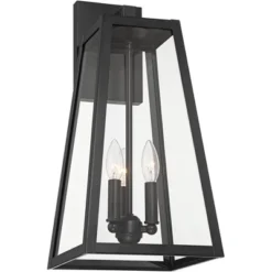 John Timberland Arrington Modern Outdoor Wall Light Fixture Mystic Black Metal 20" Clear Glass For Post Exterior Barn Deck House Porch Yard Posts Home 11 John Timberland Arrington Modern Outdoor Wall Light Fixture Mystic Black Metal 20" Clear Glass For Post Exterior Barn Deck House Porch Yard Posts Home -Garden & Outdoors GUEST d594262a 9872 4983 9d8b 2a66425c0faf