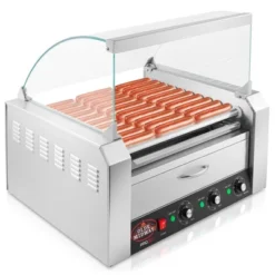Olde Midway Electric Hot Dog Roller Grill Machine With Bun Warmer, Commercial Grade -Garden & Outdoors GUEST d70646e1 123c 4e2b b428 d32092f1ed6f