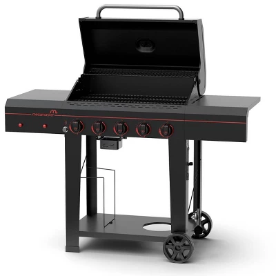 Megamaster 5-Burner Gas Grill With Stainless Steel Tong 720-0982TG 2 Megamaster 5-Burner Gas Grill With Stainless Steel Tong 720-0982TG - Image 2