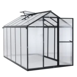 Aoodor Walk-In Greenhouse Polycarbonate Panel Hobby Greenhouses With Aluminum Frame Heavy Duty -Garden & Outdoors GUEST da441e93 5aa3 4e79 b44d 3ddba9400678