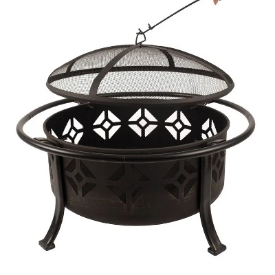 Pleasant Hearth Sunderland Deep Bowl Fire Pit 6 Pleasant Hearth Sunderland Deep Bowl Fire Pit - Image 6