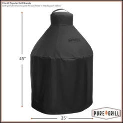 Pure Grill 27-Inch Ceramic Grill Cover For All Large Kamado Charcoal BBQ Grill Brands, Universal Fit Cover - 35" Dia X 45" H 10 Pure Grill 27-Inch Ceramic Grill Cover For All Large Kamado Charcoal BBQ Grill Brands, Universal Fit Cover - 35" Dia X 45" H -Garden & Outdoors GUEST dce8d6f6 3ee4 4aab 9f52 fa29fb6965dd