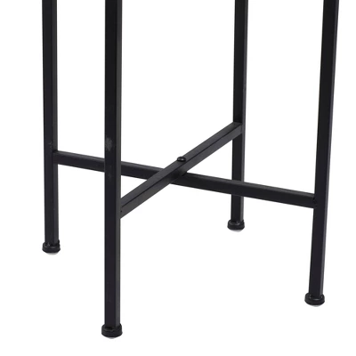 Olivia & May Modern With Stand Iron Planter Pots Black 16 Olivia & May Modern With Stand Iron Planter Pots Black - Image 16