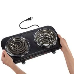Proctor Silex Electric Double Burner Cooktop - 34115 7 Proctor Silex Electric Double Burner Cooktop - 34115 -Garden & Outdoors GUEST e0667212 25cc 4b78 aea1 e7e894d85581