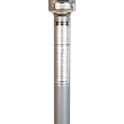 Merrick Lane Stainless Steel 7.5' Tall 40,000 BTU Outdoor Propane Patio Heater With Wheels 11 Merrick Lane Stainless Steel 7.5' Tall 40,000 BTU Outdoor Propane Patio Heater With Wheels - Image 11