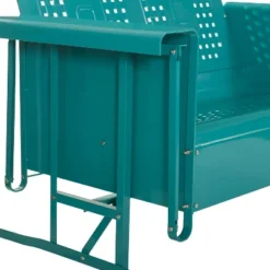 Bates Outdoor Loveseat Glider - Turquoise Gloss - Crosley -Garden & Outdoors GUEST e14c6cb5 6ea4 4b3e ae11 351fd4f4873f