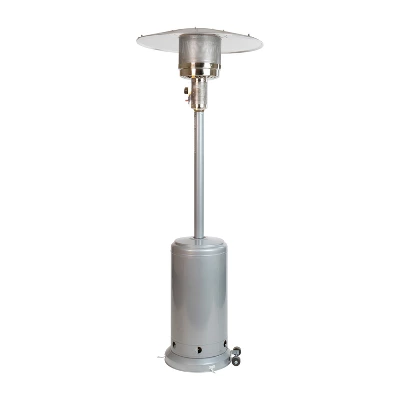 Merrick Lane Stainless Steel 7.5' Tall 40,000 BTU Outdoor Propane Patio Heater With Wheels 14 Merrick Lane Stainless Steel 7.5' Tall 40,000 BTU Outdoor Propane Patio Heater With Wheels - Image 14