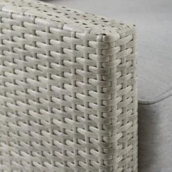 Capella Outdoor Wicker Sofa - Gray/Acorn - Crosley -Garden & Outdoors GUEST e46a2cf7 5086 42c2 877c a77de518bcda