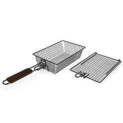 Yukon Glory Premium Grilling Basket, Designed Grill Vegetables, Seafood, Poultry And Meats
