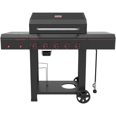 Megamaster 5-Burner Gas Grill With Stainless Steel Tong 720-0982TG 1 Megamaster 5-Burner Gas Grill With Stainless Steel Tong 720-0982TG
