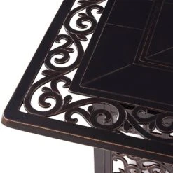 42" Square Aluminum Outdoor Propane Traditional Fire Table With Propane Tank & Table Covers - Oakland Living -Garden & Outdoors GUEST e5ad2557 e6c0 445d b6b3 b11e7b52cfa5