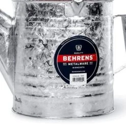 Camco Behrens 2.5 Gallon Weatherproof Hot Dipped Steel Watering Can With Wooden Handle And Side Handle For Watering Flowers And Gardens, Gray -Garden & Outdoors GUEST e75827f0 2721 4689 89e9 151f8288dc72