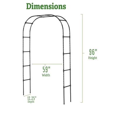 Gardener's Supply Company Titan Arch Arbor Garden Trellis | Sturdy Tall Garden Arch Plant Support For Climbing Plants, Vines And Flowers | Elegant 2 Gardener's Supply Company Titan Arch Arbor Garden Trellis | Sturdy Tall Garden Arch Plant Support For Climbing Plants, Vines And Flowers | Elegant - Image 2