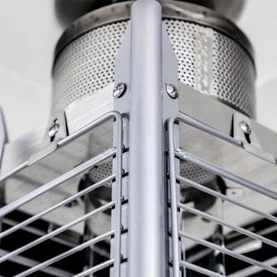 Garden Comfort 40000 BTU Portable Outdoor Patio Heater Silver 7 Garden Comfort 40000 BTU Portable Outdoor Patio Heater Silver - Image 7