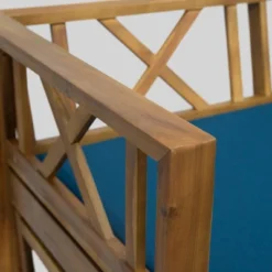 Long Beach Acacia Wood Extendable Patio Daybed Sofa Teak - Christopher Knight Home -Garden & Outdoors GUEST eb5e3d9a 8f8a 45d4 a269 1f989f56954d